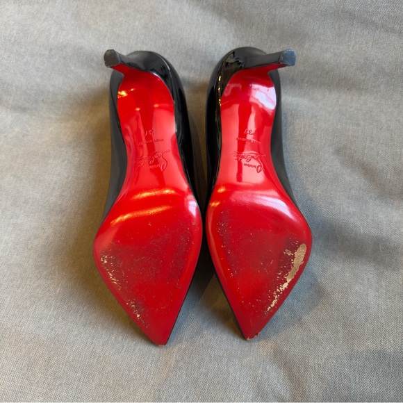 SOLD - CHRISTIAN LOUBOUTIN So Kate 100mm Patent Heels - Picture 4 of 7
